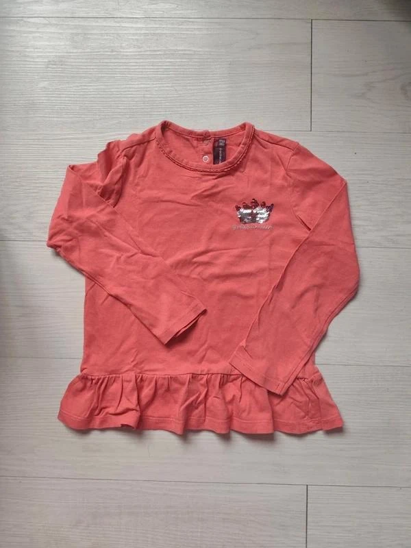 Long-sleeved pink T-shirt 🦄 Size 4 years 🦄 Sergeant Major – photo 2